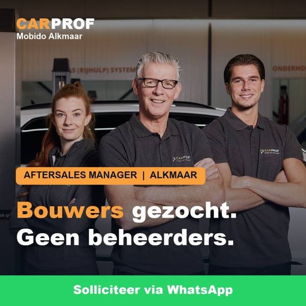 Wervingsadvertentie voor Mobido CarProf